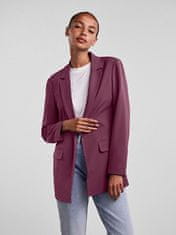 Pieces Dámský blejzr PCBOSSY Oversize Fit 17114792 Grape Wine (Velikost L)