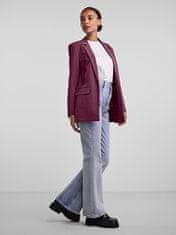 Pieces Dámský blejzr PCBOSSY Oversize Fit 17114792 Grape Wine (Velikost L)