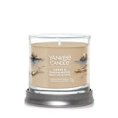 Yankee Candle Aromatická svíčka Signature tumbler malý Amber & Sandalwood 122 g