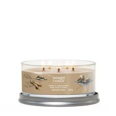 Yankee Candle Aromatická svíčka Signature tumbler střední Amber & Sandalwood 340 g