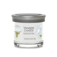 Yankee Candle Aromatická svíčka Signature tumbler malý Clean Cotton 122 g