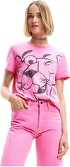 Desigual Dámské triko Ts Pink Panther Regular Fit 23SWTK813056 (Velikost S)