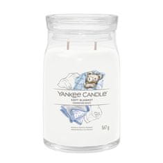 Yankee Candle Aromatická svíčka Signature sklo velké Soft Blanket 567 g