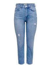 ONLY Dámské džíny ONLEMILY Straight Fit 15249500 Light Blue Denim (Velikost 25/32)