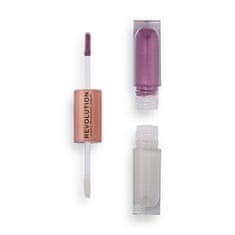 Makeup Revolution Oboustranné tekuté oční stíny (Double Up Liquid Shadow) 4,4 ml (Odstín Infatuated Rose Gold)