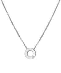 Hot Diamonds Minimalistický stříbrný náhrdelník s diamantem Diamond Amulets DP892