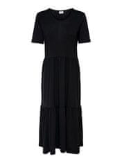 Jacqueline de Yong Dámské šaty JDYDALILA Loose Fit 15195291 Black (Velikost S)