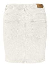 Vero Moda Dámská sukně VMLUNA 10279491 Cloud Dancer (Velikost M)