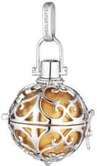 Engelsrufer Stříbrný přívěsek Andělský zvonek se zlatou rolničkou ER-09 (Průměr 1,6 cm)