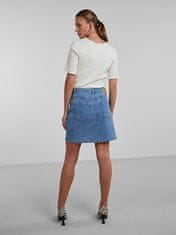 Pieces Dámská sukně PCPEGGY 17126258 Light Blue Denim (Velikost XS)