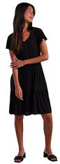 Pieces Dámské šaty PCNEORA Regular Fit 17125647 Black (Velikost XS)