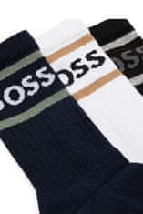 Hugo Boss 3 PACK - pánské ponožky BOSS 50469371-966 (Velikost 39-42)