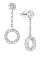 Guess Stylové visací náušnice Circle Lights JUBE03161JWRHT/U