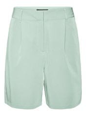 Vero Moda Dámské kraťasy VMZELDA Loose Fit 10259210 Mist Green (Velikost 34)