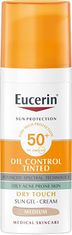 Eucerin Ochranný tónovací a matující gelový krém na obličej SPF 50+ Sun (Oil Control Tinted Sun Gel-Cream) 5 (Odstín Medium)