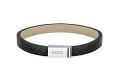 Hugo Boss Moderní kožený náramek Jace 1580336 (Délka 17,5 cm)