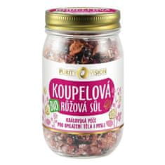 Purity Vision Bio Růžová koupelová sůl (Objem 400 g)