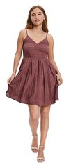 Vero Moda Dámské šaty VMHONEY Regular Fit 10220925 Rose Brown (Velikost S)