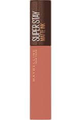 Maybelline Matná dlouhotrvající tekutá rtěnka SuperStay Matte Ink Coffee Edition 5 ml (Odstín 260 Hazelnut Hypnotizer)