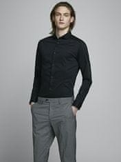 Jack&Jones Pánská košile JJPRPARMA Slim Fit 12097662 Black (Velikost XXL)