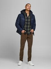 Jack&Jones Pánská košile JJEGINGHAM Slim Fit 12181602 Dusty Olive (Velikost M)