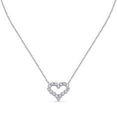 Morellato Půvabný stříbrný náhrdelník se srdíčkem Tesori SAIW128