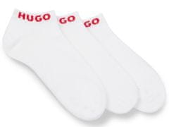 Hugo Boss 3 PACK - dámské ponožky HUGO 50483111-100 (Velikost 39-42)