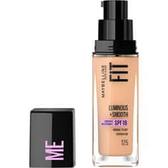 Maybelline Rozjasňující make-up Fit Me Luminous + Smooth SPF 18 (Foundation) 30 ml (Odstín 110 Porcelain)