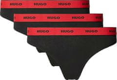 Hugo Boss 3 PACK - dámská tanga HUGO 50480150-005 (Velikost L)