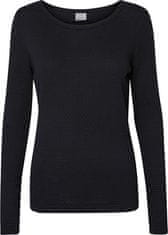 Vero Moda Dámský svetr VMCARE Regular Fit 10136644 Black (Velikost XS)