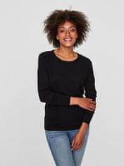 Vero Moda Dámský svetr VMCARE Regular Fit 10136644 Black (Velikost XS)