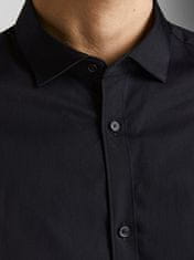 Jack&Jones Pánská košile JPRBLACARDIFF Slim Fit 12201905 Black (Velikost XXL)
