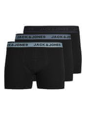 Jack&Jones 3 PACK - pánské boxerky JACLOUIS 12241168 Black (Velikost M)