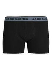 Jack&Jones 3 PACK - pánské boxerky JACLOUIS 12241168 Black (Velikost M)