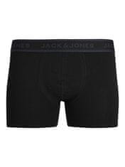Jack&Jones 3 PACK - pánské boxerky JACLOUIS 12241168 Black (Velikost M)