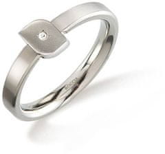 Boccia Titanium Titanový prsten s diamantem 0141-02 (Obvod 54 mm)