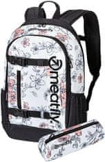 MEATFLY Batoh Basejumper Blossom White