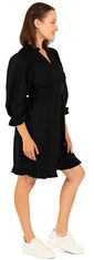 Y.A.S Dámské šaty YASPICKA Regular Fit 26030372 Black (Velikost XL)