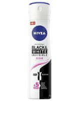 Nivea Antiperspirant ve spreji Invisible For Black & White Clear 150 ml