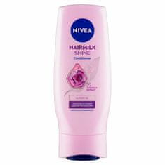 Nivea Pečující kondicionér s mléčnými a hedvábnými proteiny na unavené vlasy bez lesku Hairmilk Shine (Car