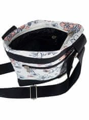 MEATFLY Dámská crossbody kabelka Dixie Blossom White