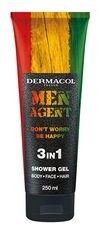 Dermacol Sprchový gel pro muže Men Agent Don´t Worry Be Happy (3 in 1 Shower Gel) 250 ml
