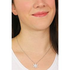 Amen Krásný stříbrný náhrdelník se zirkony Flower of Life CLFLLIBNZ3 (řetízek, přívěsek)
