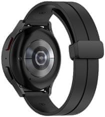 4wrist Silikonový řemínek pro Garmin Fenix 7S/6S/5S - 20 mm - Black