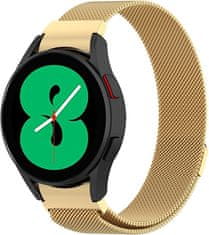 4wrist Milánský tah s magnetickým zapínáním pro Samsung Galaxy Watch 6/5/4 - Gold