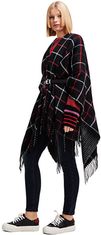 Desigual Dámské oboustranné pončo Picturaes Paris Oversize Fit 23WAIA102000