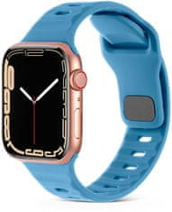 4wrist Silikonový řemínek pro Apple Watch - 42/44/45/49 mm - Light Blue