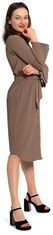 Vero Moda Dámské šaty VMPIXI Regular Fit 10296553 Brown Lentil (Velikost XS)