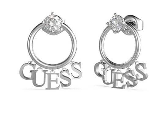 Guess Módní ocelové náušnice Crystal Harmony JUBE02222JWRH