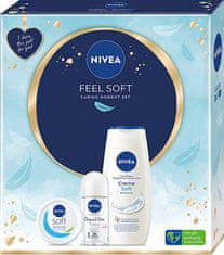 Nivea Dárková sada tělové péče Feel Soft